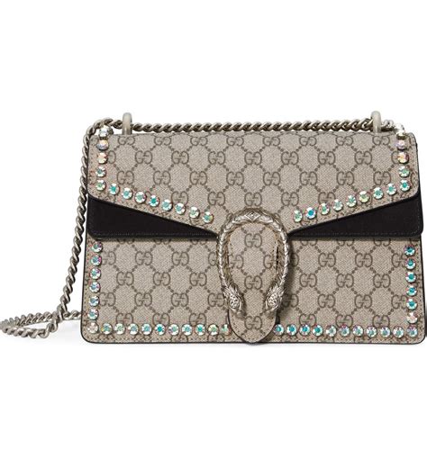 gucci dionysus small crystal shoulder bag